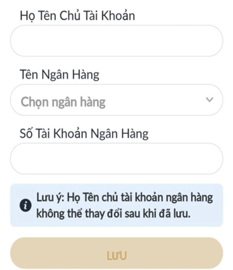 lưu thông tin gửi tiền M88